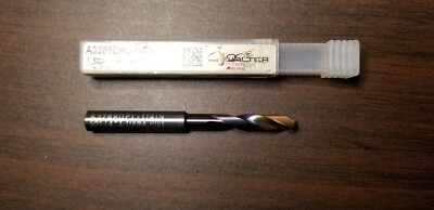 Walter Titex X-Treme Plus A3289DPL 1/4'' Carbide Coolant Drill Bit Tiain Tipped 