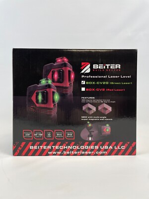 Beiter BOX-CV2G Green 360-Degree Double Crossline Laser