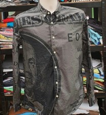 FW13 Supreme Franklin Geknöpft Hemd Größe S KLEIN Schwarz Vintage Sehr Selten