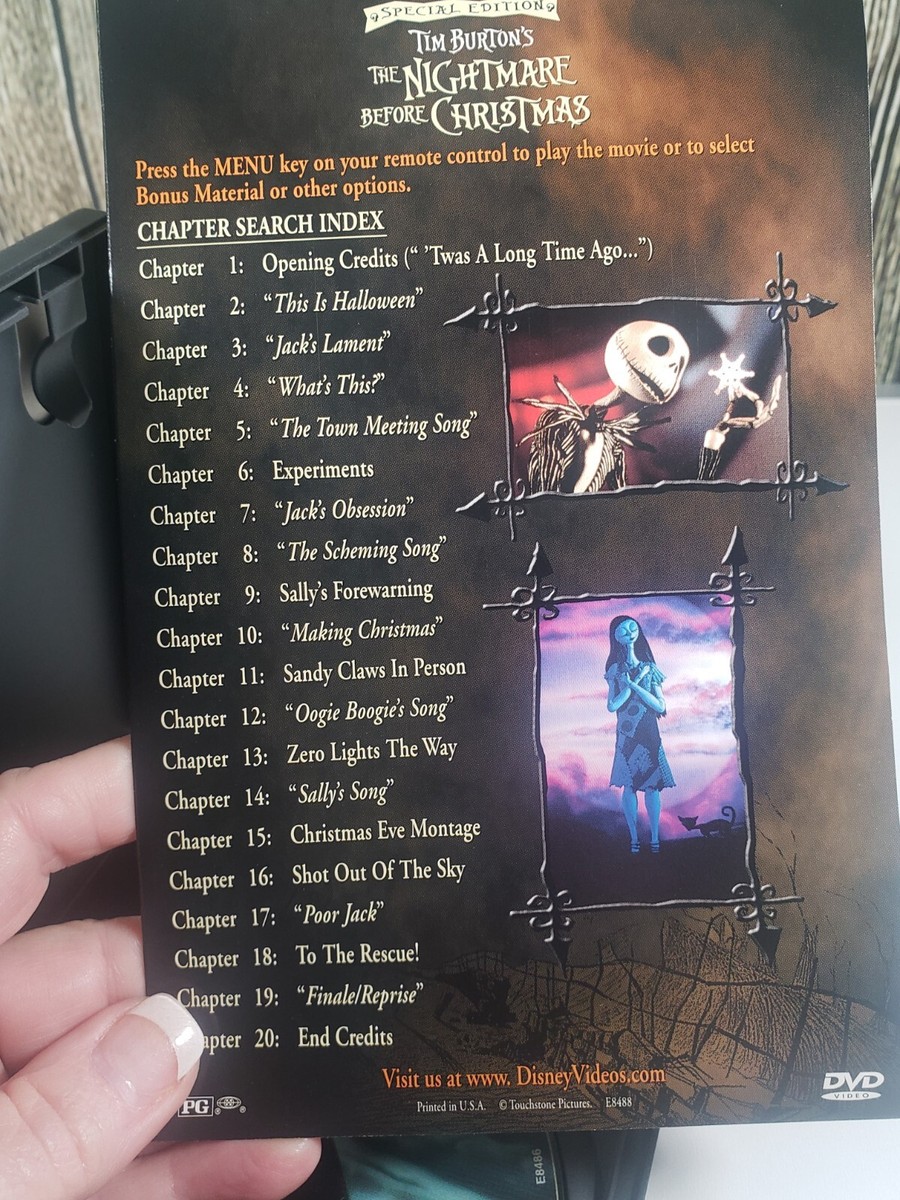 Nightmare Before Christmas DVD Special Edition & Special