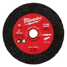 Milwaukee 49-94-3000 3" Metal Cut Off Wheel, 3-Pack