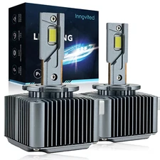 D3S D3R LED Headlight Kit Bulbs 180W 20000LM 6000K White Replace Conversion Lamp