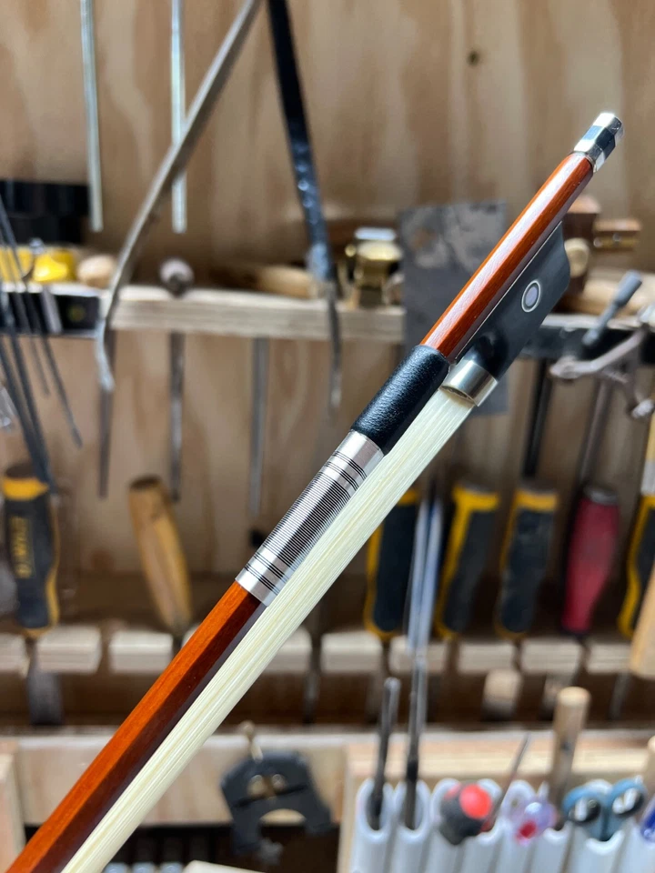 14 inch Viola Bow Brazilwood stick Ebony Frog  Straight for 14''-17'' violas - Image 4 of 4