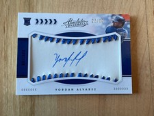 2020 Absolute - Rookie Baseball Material Signatures Blue /99 Yordan Alvarez RC