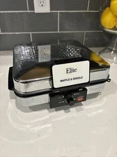 Elite By Maxi-Matic Waffle and Griddle