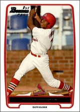 2012 Bowman #BP102 Oscar Taveras   Rookie St. Louis Cardinals