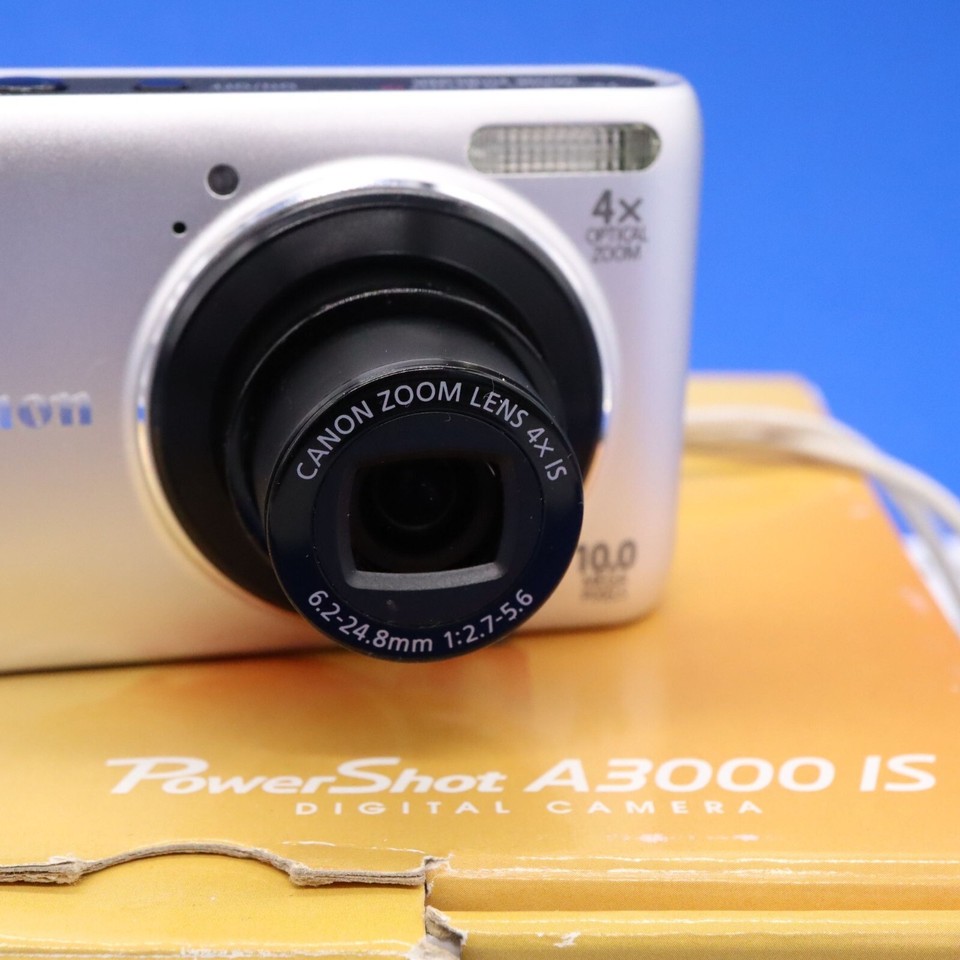 Canon Powershot A3000 IS 10.0MP 4x Zoom Digital Camera w/ SD card