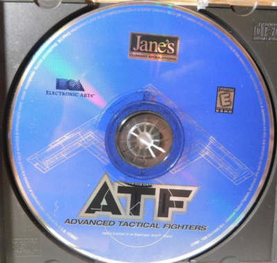 Jeu PC ATF II Advanced Tactical Fighter II - Disquette Et Manuel ITA, Occasion état Correct