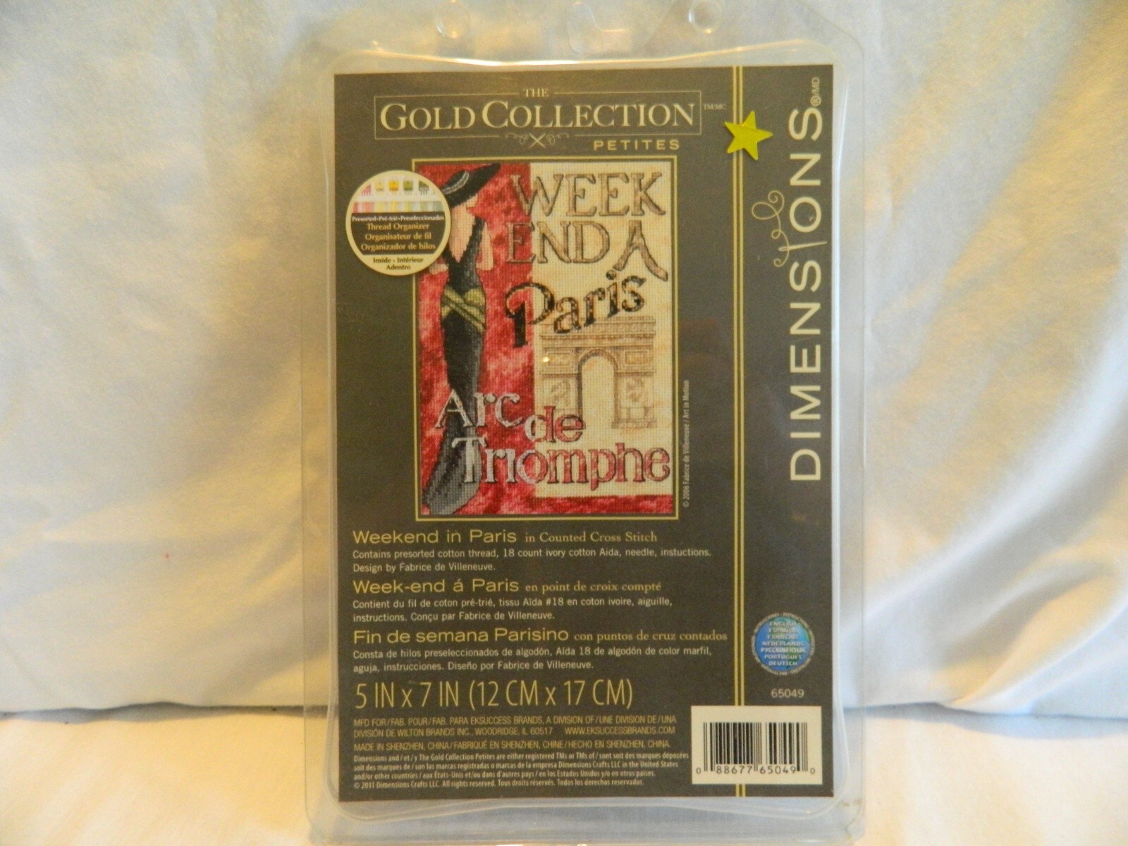 L-25 DIMENSIONS GOLD PETITES COUNTED CROSS-STITCH KIT &ldquo;WEE