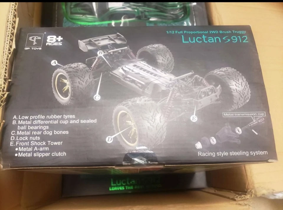 GP TOYS S912 1:12 Luctan Truggy RC Truck off-Road Racing Car 33+ MPH - Image 3 of 4