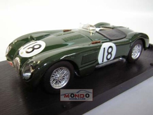1:43 Brumm Jaguar C Type 1Ø Le Mans Rolt-Hamilton 1953 R358 Diecast Modellbau-image