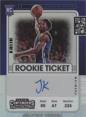 2021-22 Panini Contenders - Jonathan Kuminga #107