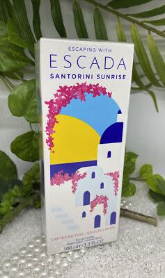(999,- /L) Escaping with ESCADA SANTORINI SUNRISE EDT Natural Spray 100ml *neu*