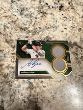 2024 Topps Diamond Icons Dual Autograph Relic Anthony Volpe /10 - Yankees