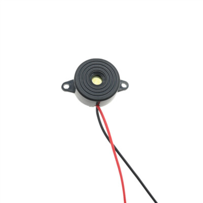 Piezo Buzzer Summer DC3-24V Dauerton Signalgeber Piepser Alarm Aktiv Schwarz