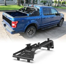 Overland Bed Rack Roll Bar For Full-Size Pickup Trucks with Spare Tire Carrier