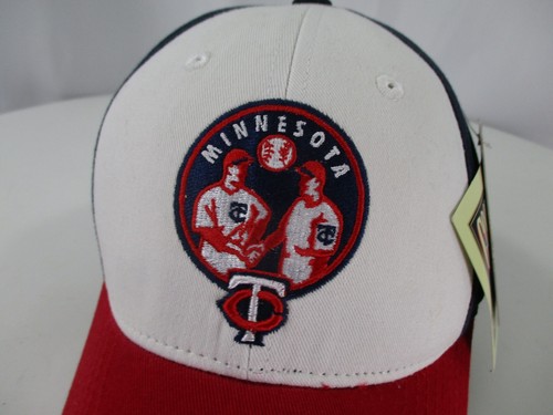 Minnesota Twins Mütze Kappe Riemen hinten rot blau Cooperstown Collection Logo neu mit Etikett Herren - Bild 4 von 21