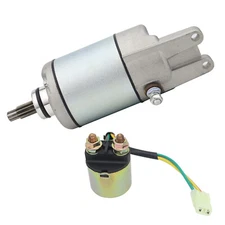 For 2004-2008 Honda TRX500FGA FourTrax Foreman Rubicon GPScape Starter&Relay