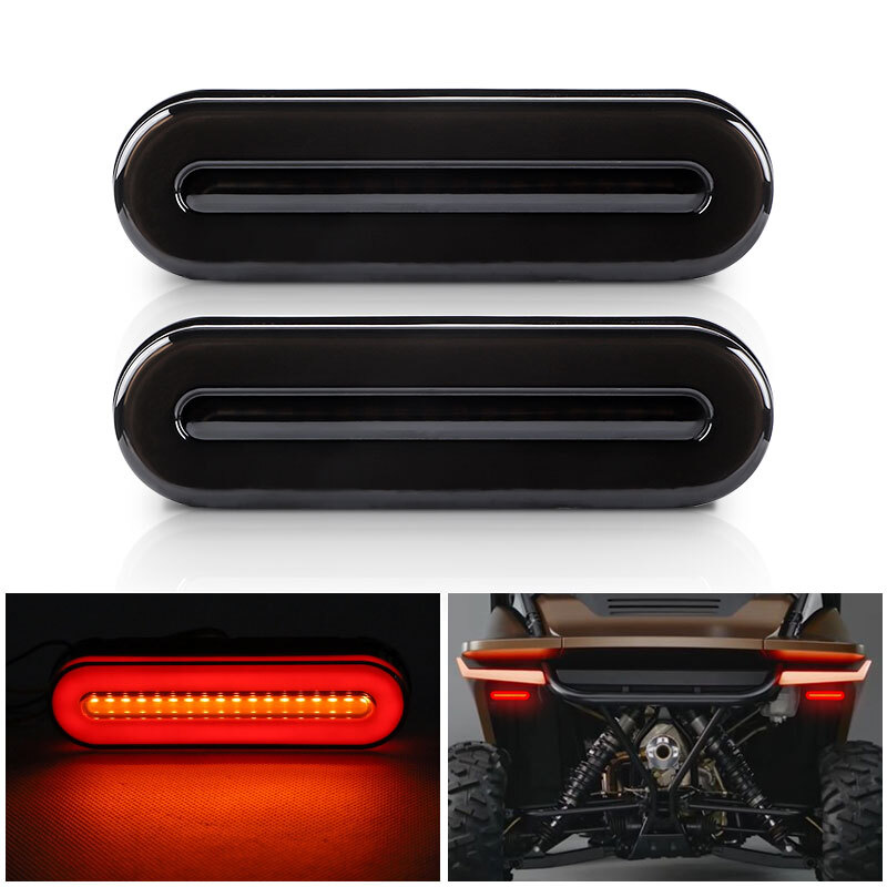 Oval Trailer Lights 24V LED Truck Tail Lights With Arrow - Brake, Turn Signal & Reverse Lights For Flatbed Trucks & Trailers 4-in-1 Truck Rear Lights - Foto 6