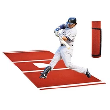 10' X 4' Synthetic Turf Baseball Softball Batting Cage Practice Hitting Rug Mat