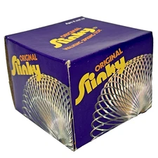 VINTAGE Original Slinky Walking Spring Toy No. 100  Retro Pop NEW SEALED BOX