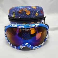 Soared Ski Googles W/Hard Case - SRD 118 - 100 UV 400 Protection
