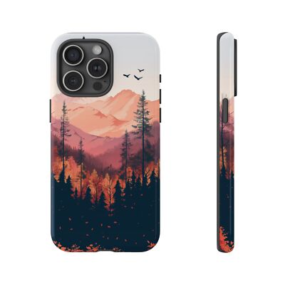 Minimalist Style Great Outdoors Scene, Tough Case, for iPhone and Samsung Galaxy Minimalist Style Great Outdoors Scene, Tough Case, for iPhone and Samsung Galaxy