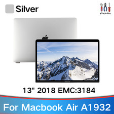 A1932 A Screen Assembly For MacBook Air A1932 2018 EMC 3302 LCD Display Silver
