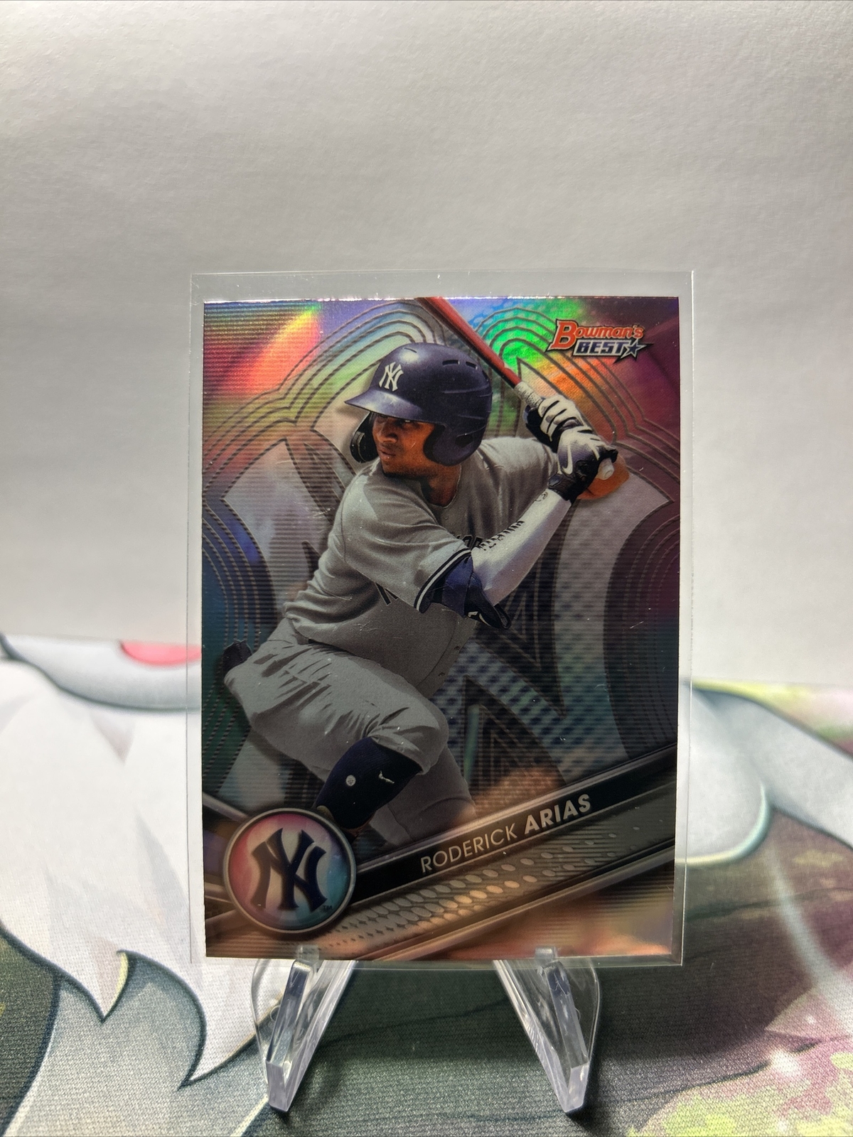 2022 Bowman's Best - Roderick Arias - #TP-13 Refractor Parallel YANKEES