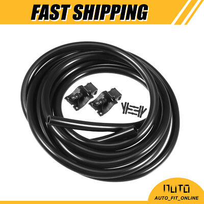 Front Windshield Washer Nozzles Hose with Connector NINE Custom