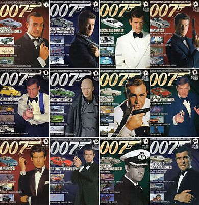 De Agostini Begleitheft-James Bond 007-Begleitheft-Agent-Spion-Fahrzeugdaten
