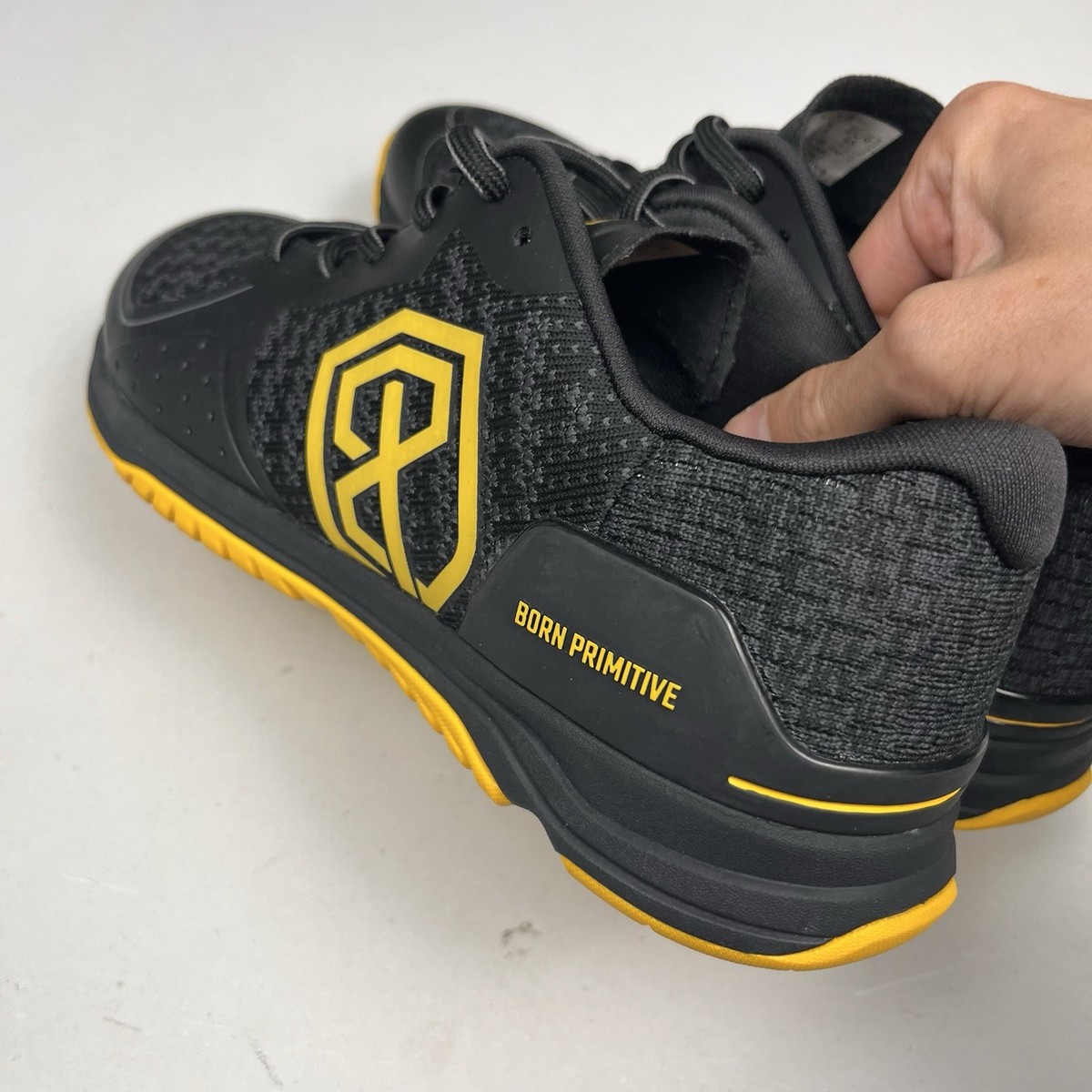 Born Primitive Savage 1 Black Yellow Men 11.5 CrossFit Sneakers Dont tread on me View 3