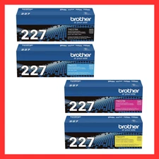 Brother TN227 High Yield Toner Set - NEW!!! - MFC-L3770CDW HL-L3270CDW L3290CDW
