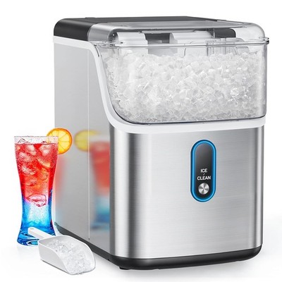 Nugget Ice Maker Countertop 33lbs Day Pebble Ice Machine