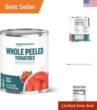 Amazon Grocery, Whole Peeled Tomatoes, 28 Oz Previously , Packaging May Vary