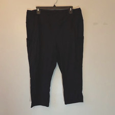 Torrid Active Black Capris Leggings with Pockets, Size 3X Women  s Plus