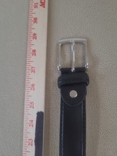 Unbranded Leather Belt Black Kids Size Medium 27-28 Length