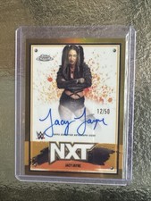 2025 Topps Chrome WWE Jacy Jayne NXT Gold Refractor Auto #12/50 NXT-JJY
