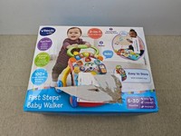 VTech First Steps Baby Walker | Push Along Walker Baby Toy with Shapes, Sounds
