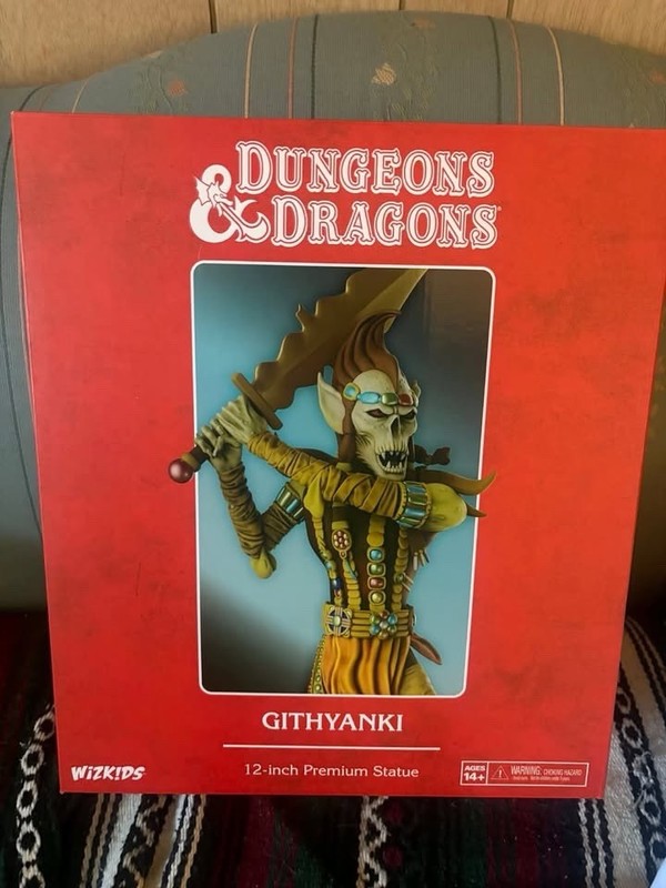 WIZKIDS ~ GITHYANKI 12-INCH PREMIUM STATUE ~ DUNGEONS & DRAGONS NM IN BOX
