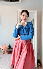 Modern Hanbok Set Shirt Skirt Tassel Minimal Timeless Design Boraunnii