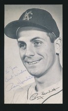 1956-61 Kansas City A's Team Issue Photocards -RAY HERBERT *Autographed* d.2022
