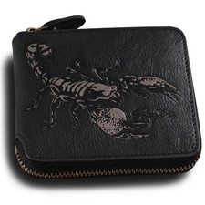 Zipper Wallet For Men,Men's Leather Wallets With Coin Pocket,Extra Capacity,R...