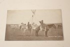 Early Post Card Indian Children on Horses Teepee Published Sheridan Wyo — photo 1