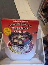 Smokeless Tabletop Appetiser Griller For Indoor Outdoor Use -  Never Used In Box