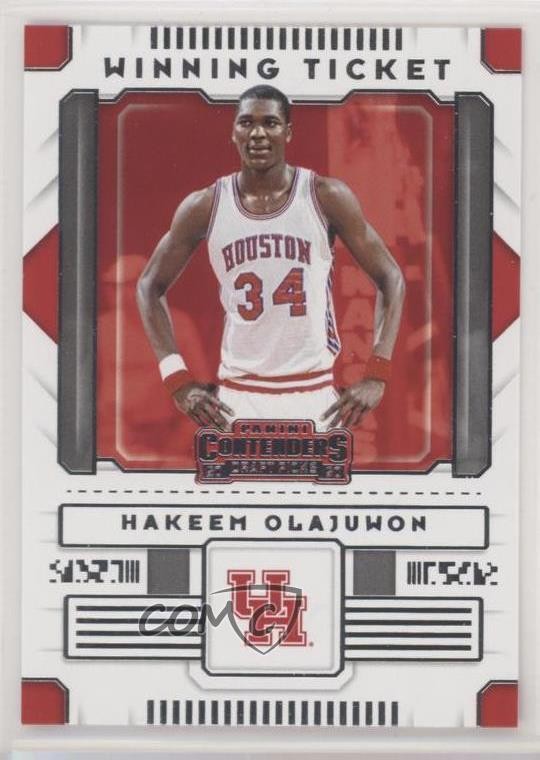2020 Panini Contenders Draft Picks Winning Tickets Hakeem Olajuwon #39 HOF 2ol