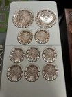 10 Anchor Hocking Old Cafe Pink Depression Glass Plates