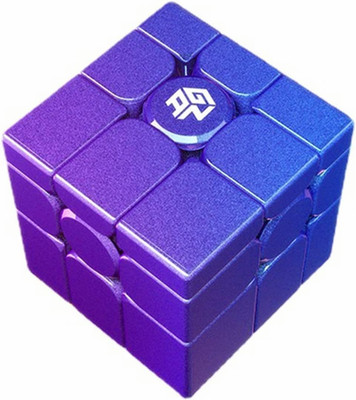 Gan Mirror Cube Uv Coated Speed Cube Purple Gan Mirror Blocks Magnetic Cube Puzz