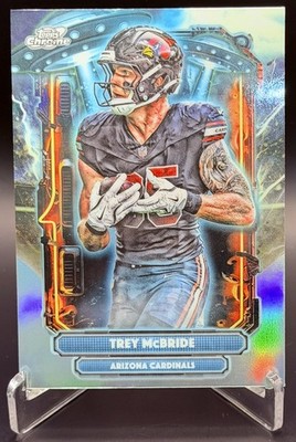 2025 Topps Cosmic Chrome Football Trey McBride #ET-16 Extraterrestrial Talent