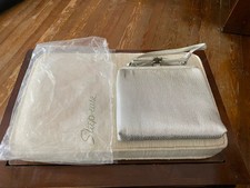 Vintage After Five USA Silver Metallic Box Style Handbag Coin Purse Attached